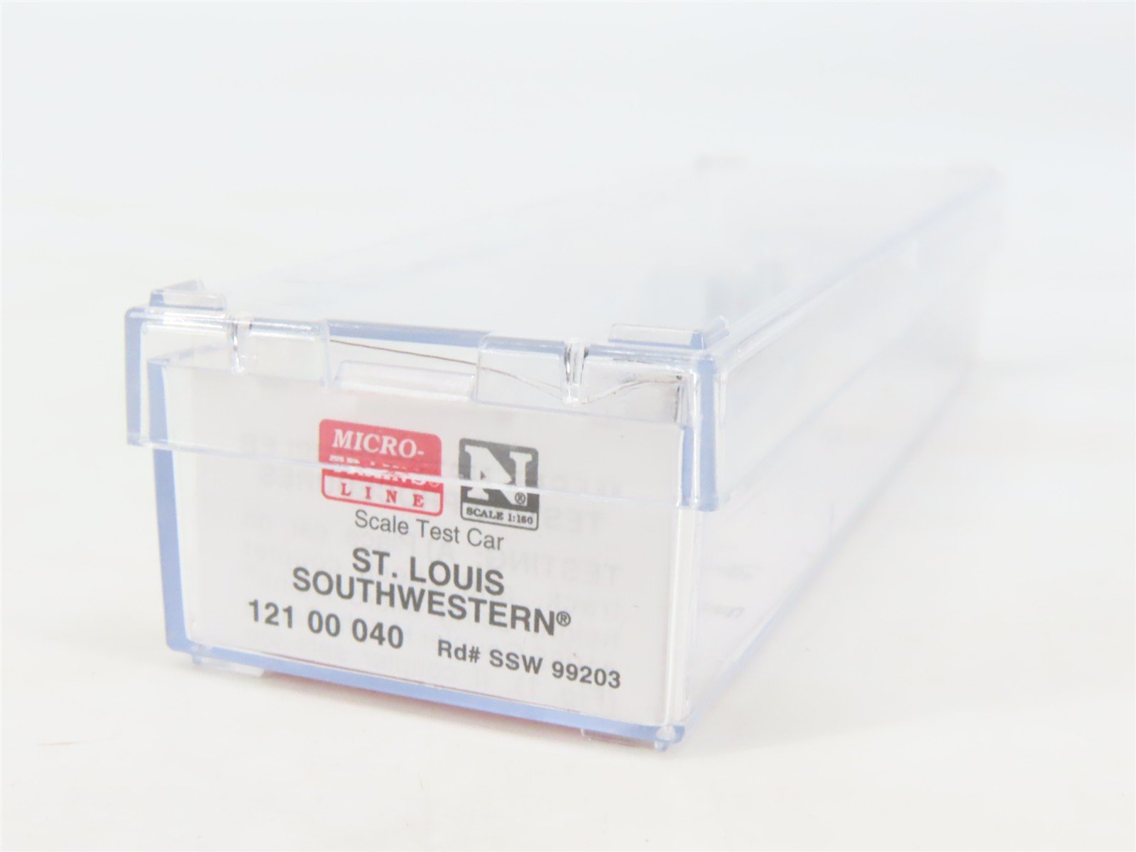 N Scale Micro-Trains MTL 12100040 SSW Cotton Belt Scale Test Car #99203