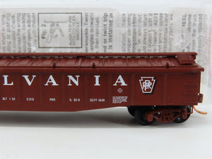N Scale Micro-Trains MTL 106080 PRR Pennsylvania 50' Steel Side Gondola #376704