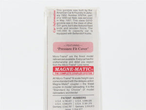 N Scale Micro-Trains MTL 106080 PRR Pennsylvania 50' Steel Side Gondola #376704