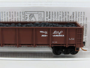 N Scale Micro-Trains MTL 08300072 IC Illinois Central 40' Gondola #85727 wLoad