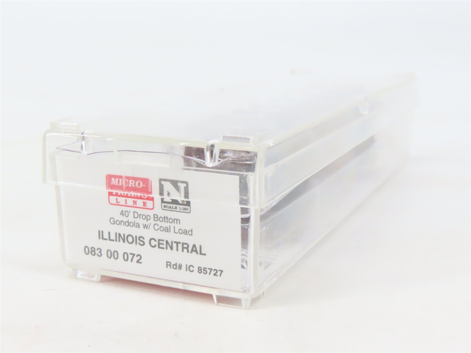 N Scale Micro-Trains MTL 08300072 IC Illinois Central 40' Gondola #85727 wLoad