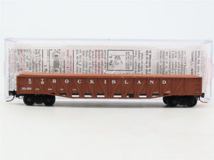 N Micro-Trains MTL 06200040 RI Rock Island 50' Composite Gondola #1176 wLoad