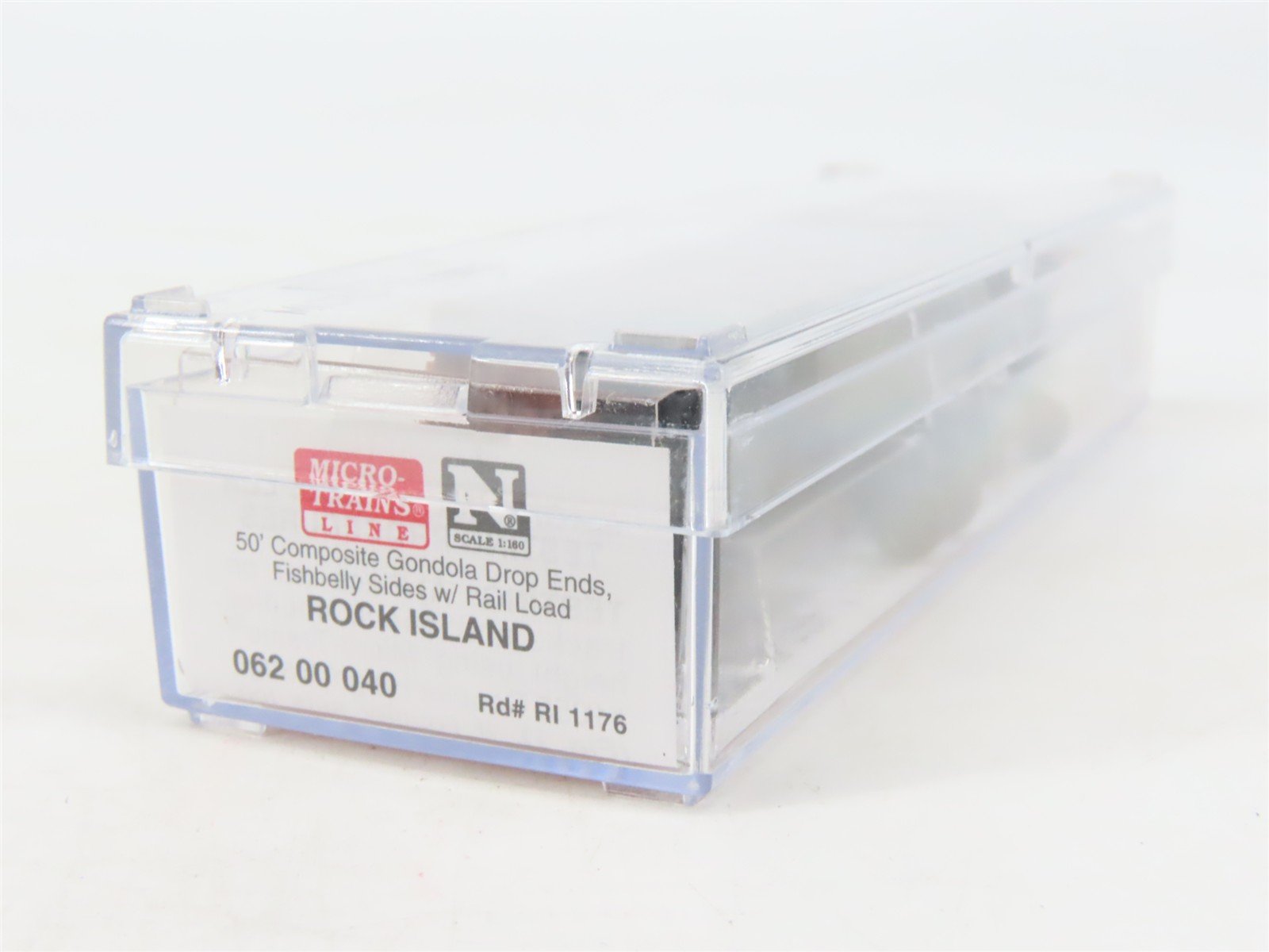 N Micro-Trains MTL 06200040 RI Rock Island 50' Composite Gondola #1176 wLoad