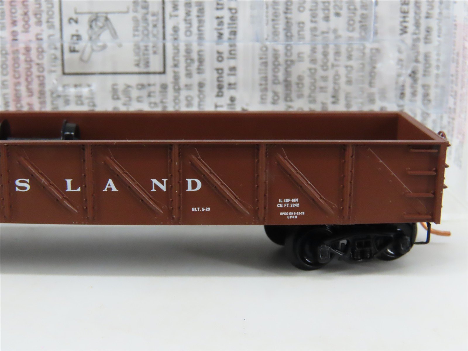N Scale Micro-Trains MTL 61010 RI Rock Island 50' Composite Gondola #187509