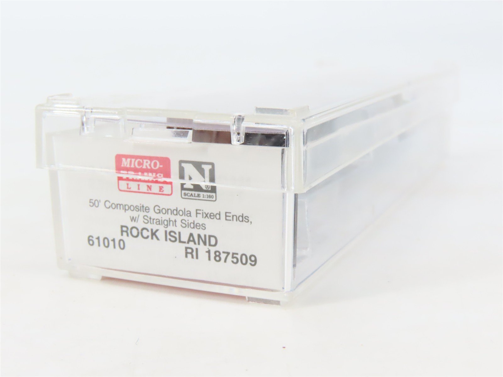 N Scale Micro-Trains MTL 61010 RI Rock Island 50' Composite Gondola #187509