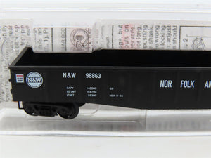 N Scale Micro-Trains MTL 105080 N&W Norfolk & Western 50' Gondola #98863