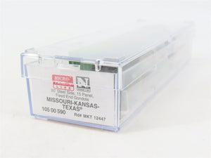 N Scale Micro-Trains MTL 10500590 MKT Missouri Kansas Texas 50' Gondola #12447
