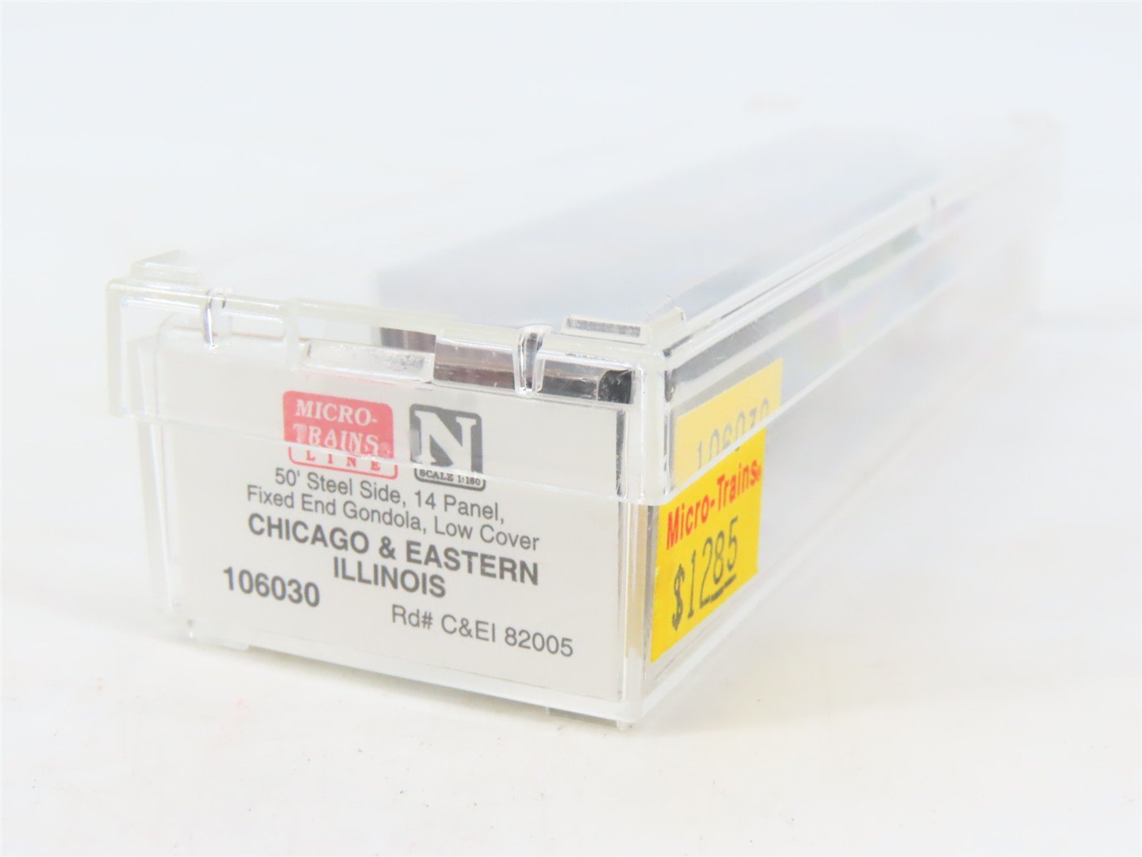 N Scale Micro-Trains MTL 106030 C&EI Chicago Eastern Illinois 50' Gondola #82005