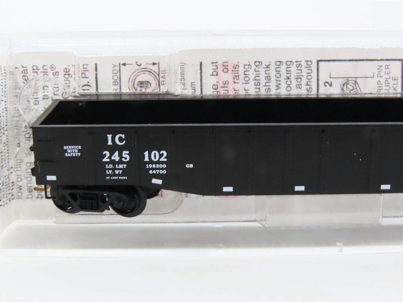N Scale Micro-Trains MTL 105550 IC Illinois Central 50' Gondola #245102