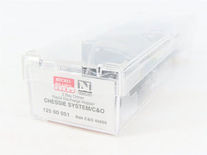 N Scale Micro-Trains MTL 12500051 C&O Chessie System 3-Bay Ortner Hopper #45050
