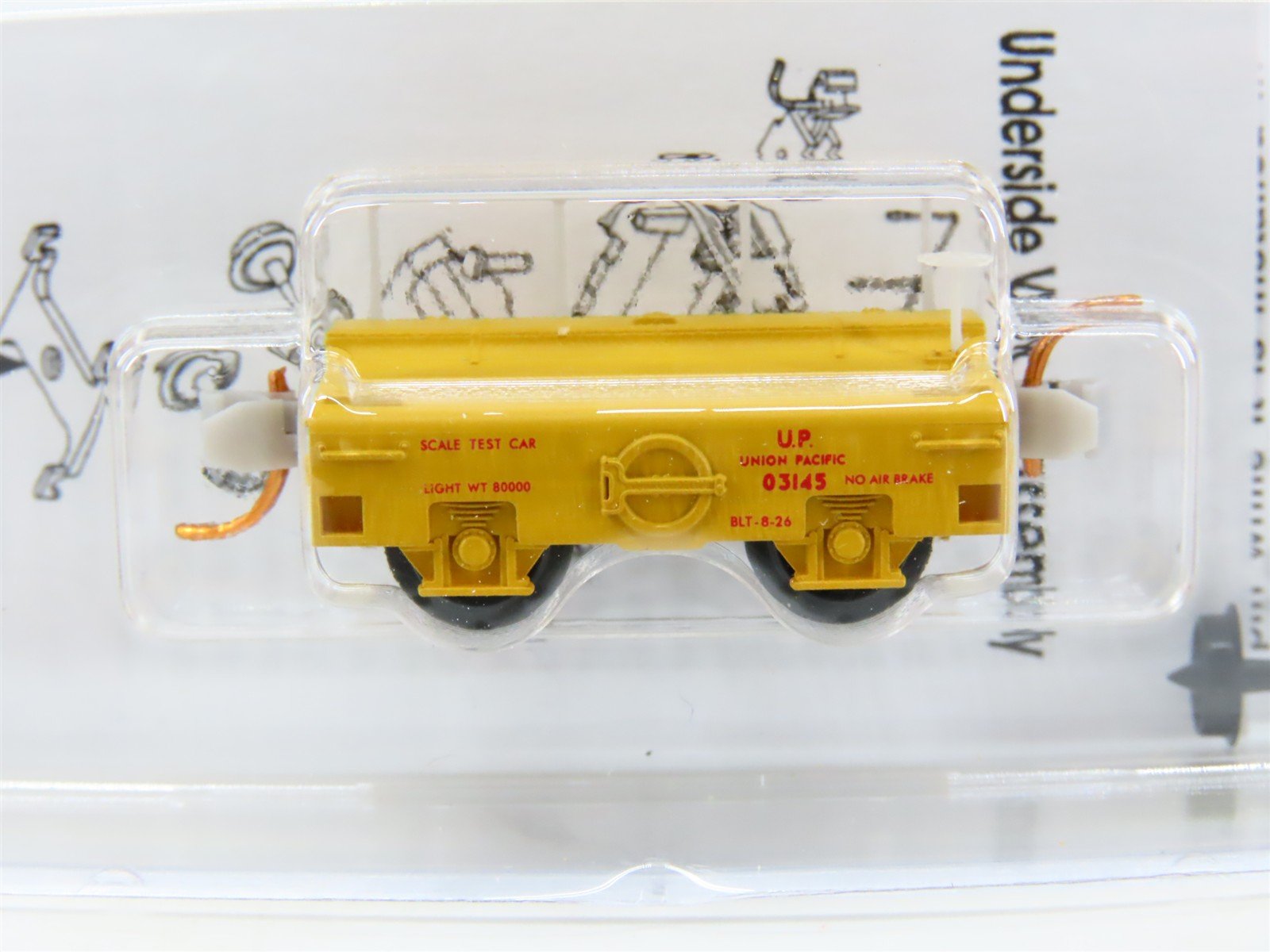 N Scale Micro-Trains MTL 12100030 UP Union Pacific Scale Test Car #03145