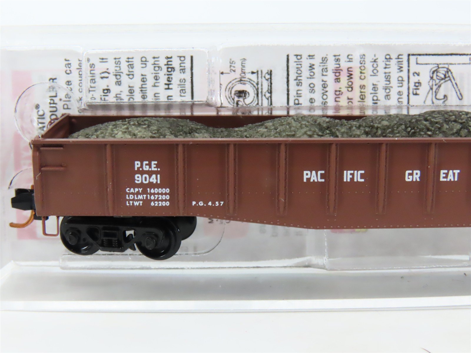 N Scale Micro-Trains MTL 04600300 PGE Pacific Great Eastern 50' Gondola #9041