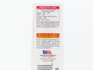 N Scale Micro-Trains MTL 04600050 WP Western Pacific 50' Gondola #6611