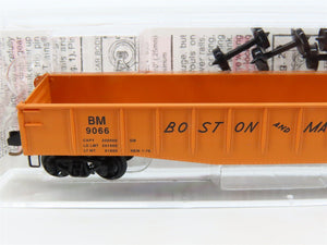 N Scale Micro-Trains MTL 46180 B&M Boston & Maine 50' Gondola #9066