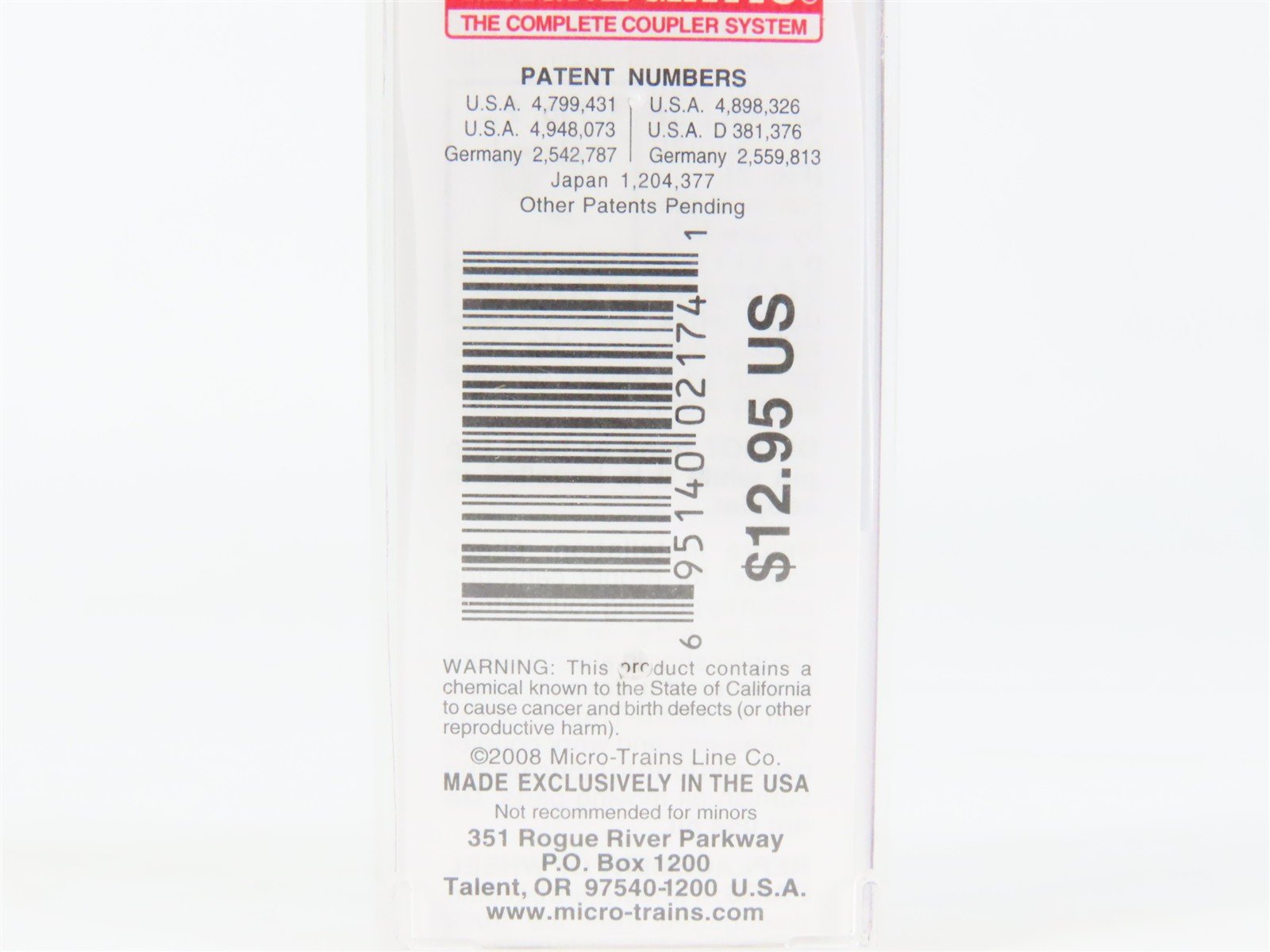 N Scale Micro-Trains MTL 12100070 BN Burlington Northern Scale Test Car #979001