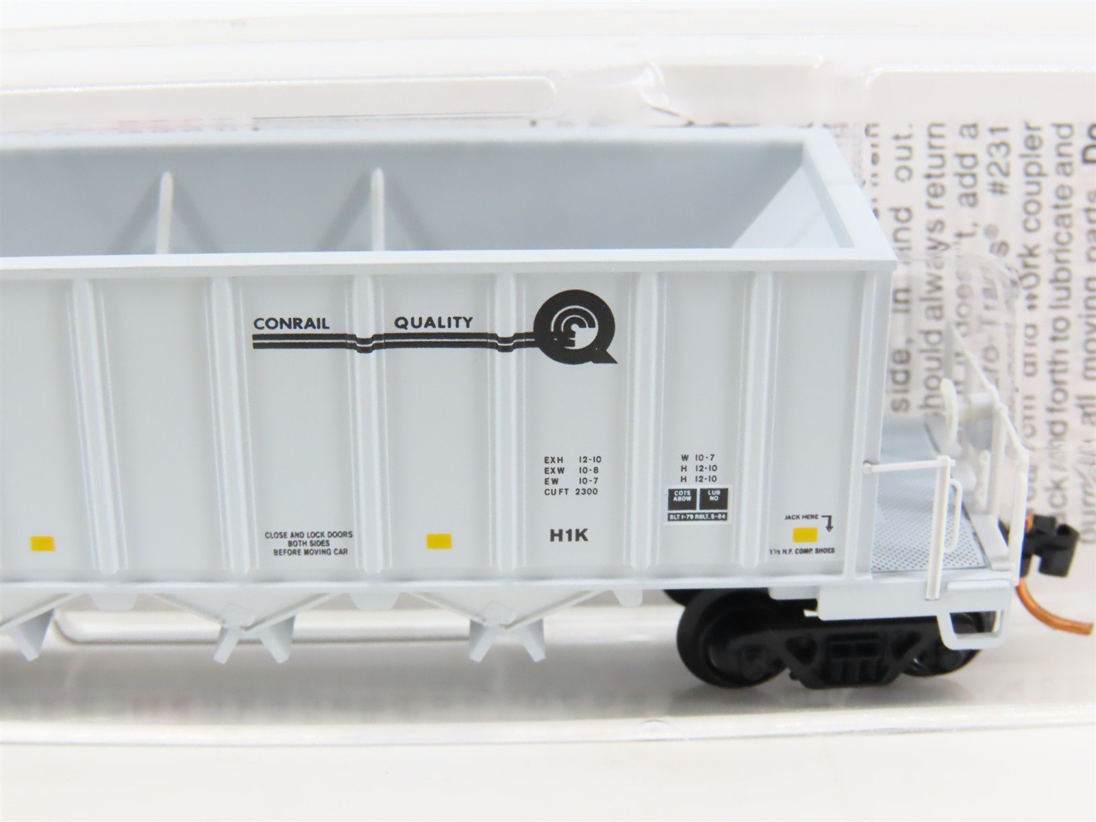 N Scale Micro-Trains MTL 12500032 CR Conrail 3-Bay Ortner Hopper #493045