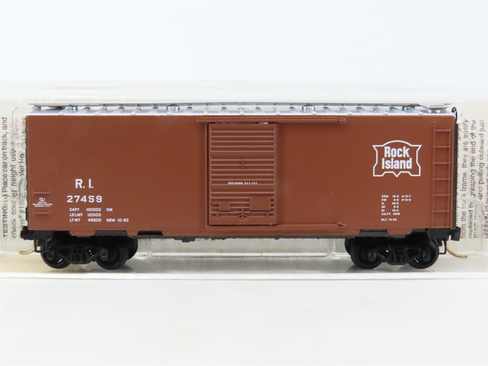 N Scale Micro-Trains MTL 20058 RI Rock Island 40' Standard Boxcar #27459