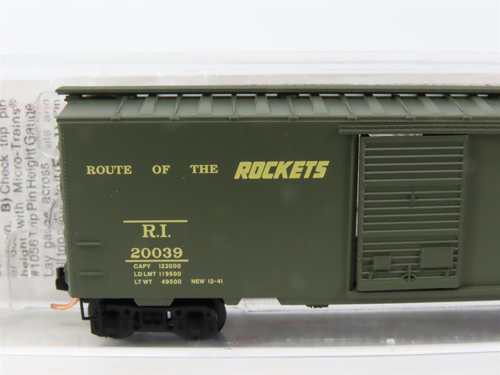 N Scale Micro-Trains MTL 20556 RI Rock Island 40' Standard Boxcar #20039