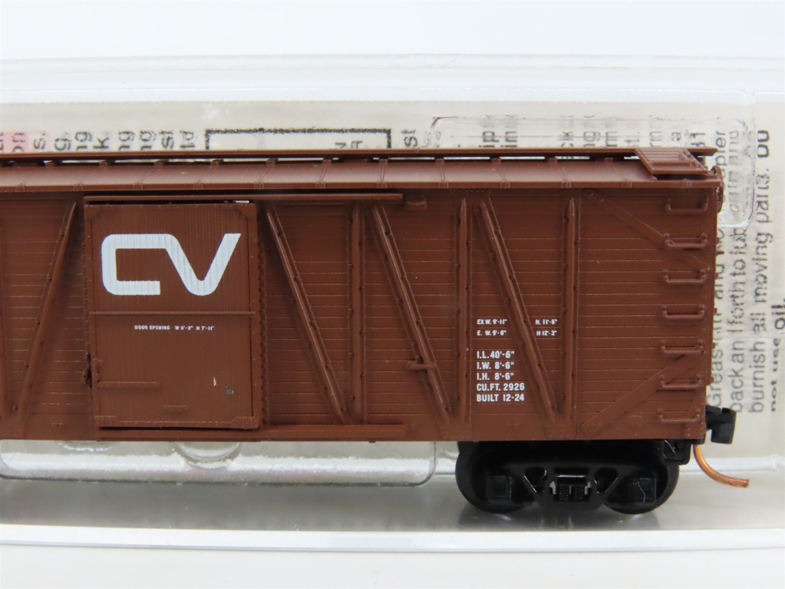 N Scale Micro-Trains MTL 28160 CV Central Vermont 40' Boxcar #40014
