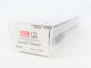 N Scale Micro-Trains MTL 28160 CV Central Vermont 40' Boxcar #40014