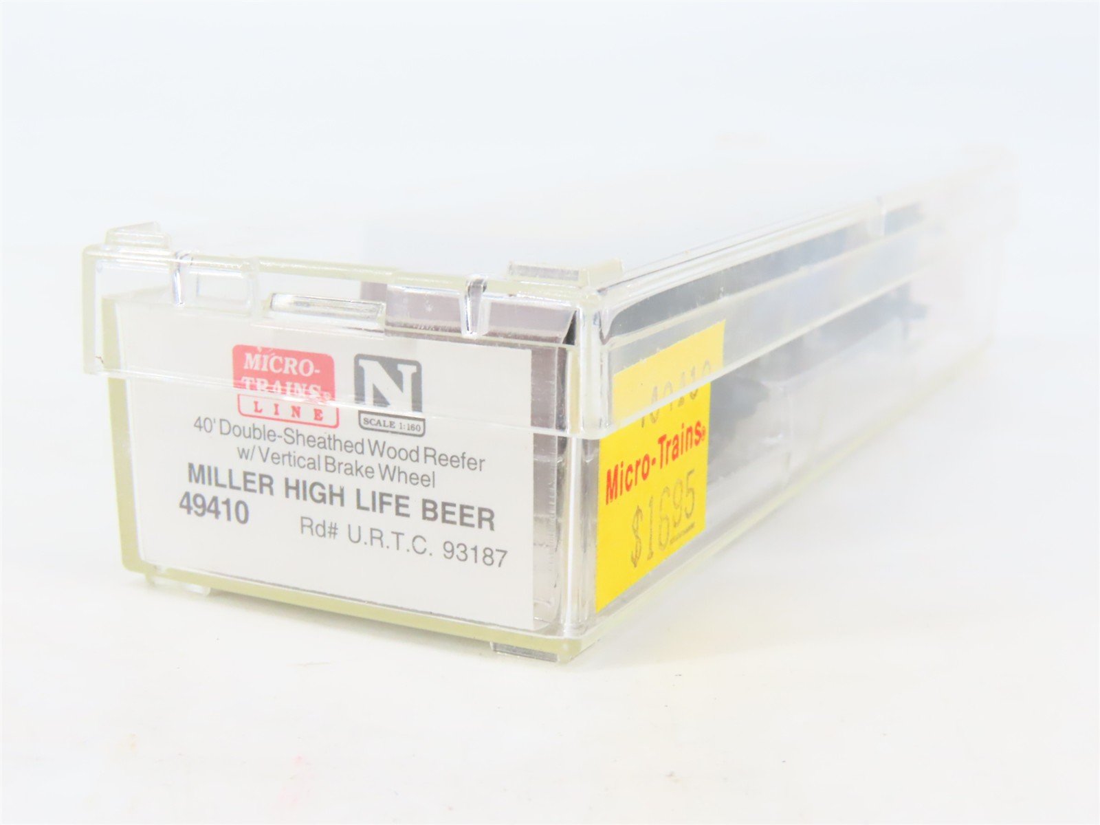 N Scale Micro-Trains MTL 49410 URTC Miller High Life 40' Wood Reefer #93187
