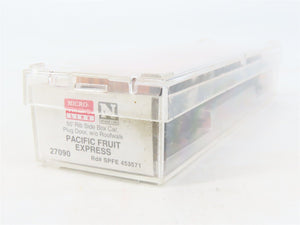 N Micro-Trains MTL 27090 SPFE Pacific Fruit Express 50' Rib Side Boxcar #453571