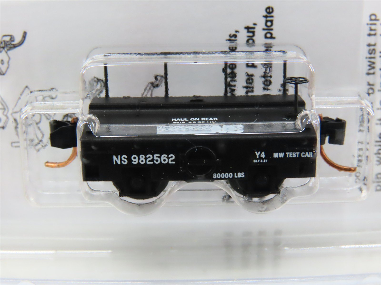 N Scale Micro-Trains MTL 12100020 NS Norfolk Southern Scale Test Car #982562