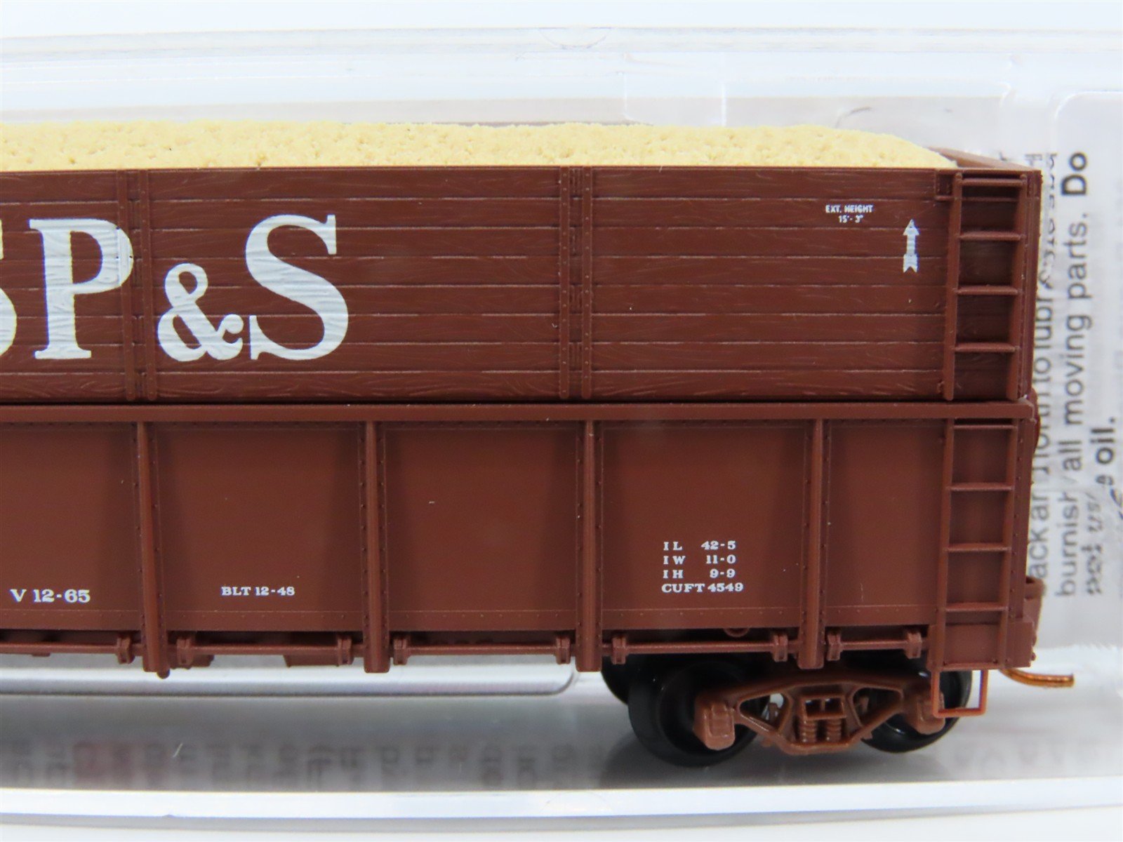 N Micro-Trains MTL 08400012 SP&S Railway 40' Woodchip Extension Gondola #22410