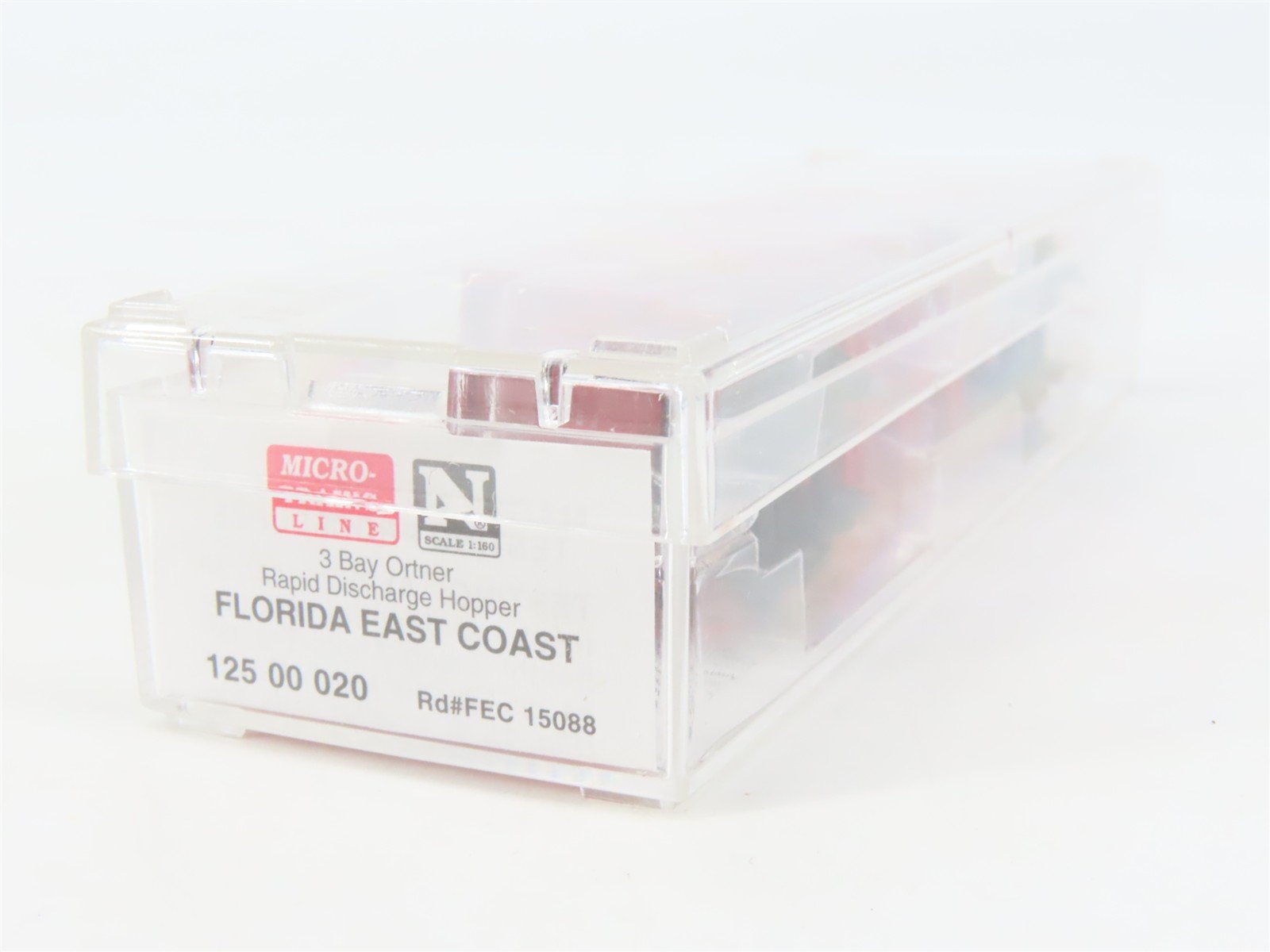 N Micro-Trains MTL 12500020 FEC Florida East Coast 40' Ortner Hopper #15088