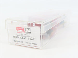 N Micro-Trains MTL 12500020 FEC Florida East Coast 40' Ortner Hopper #15088