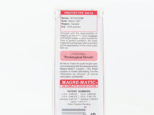 N Scale Micro-Trains MTL 12100090 CN Canadian National Scale Test Car #52277
