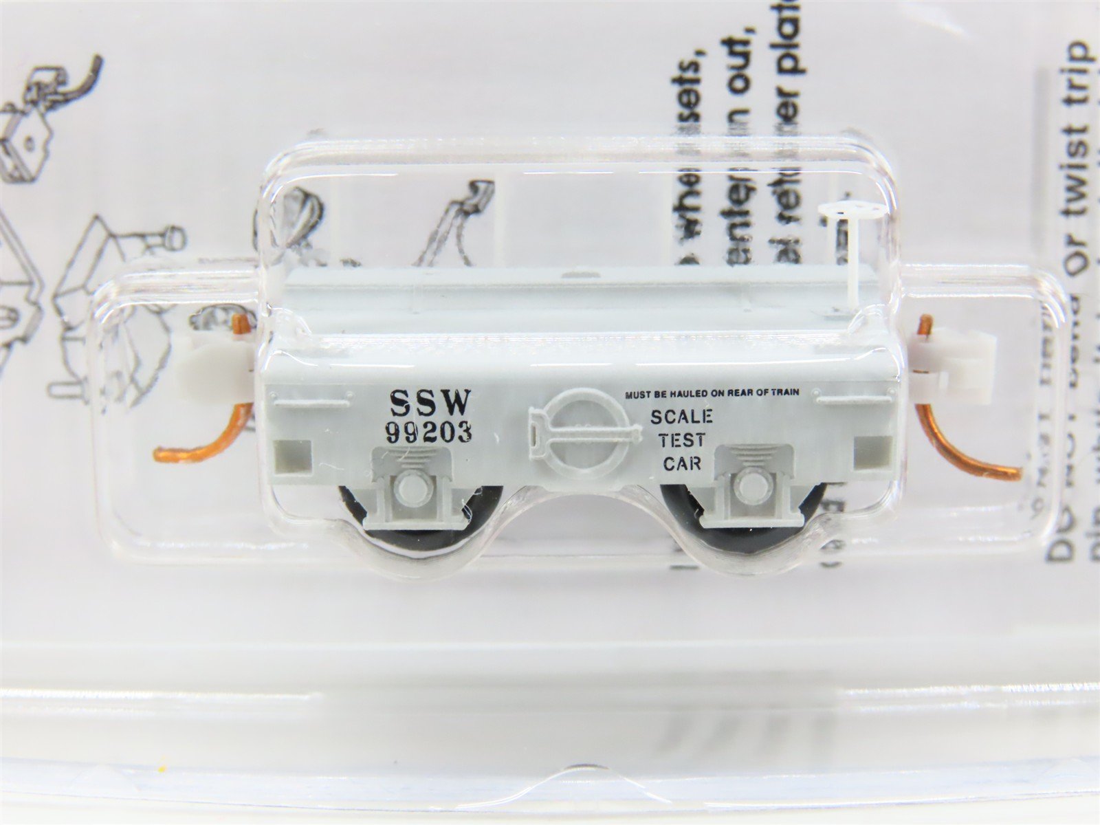N Scale Micro-Trains MTL 12100040 SSW Cotton Belt Scale Test Car #99203