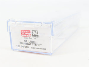 N Scale Micro-Trains MTL 12100040 SSW Cotton Belt Scale Test Car #99203