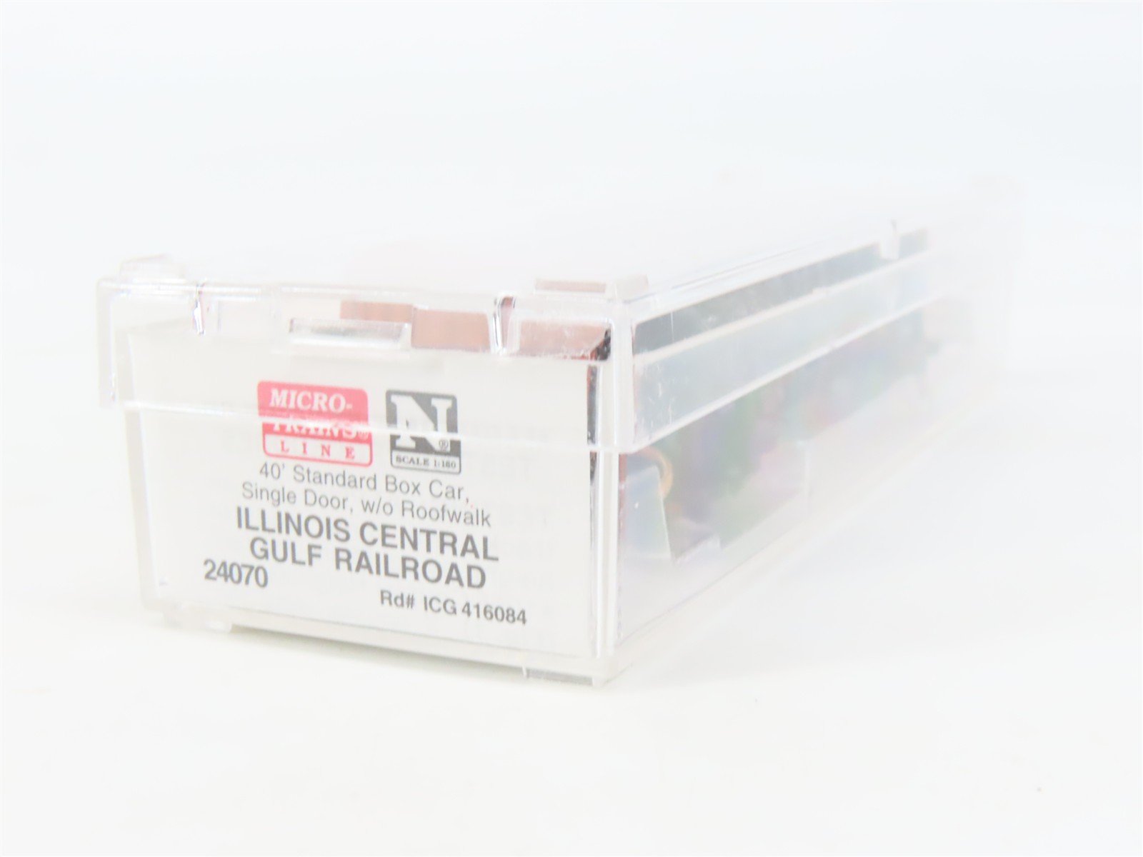 N Scale Micro-Trains MTL 24070 ICG Illinois Central Gulf 40' Boxcar #416084
