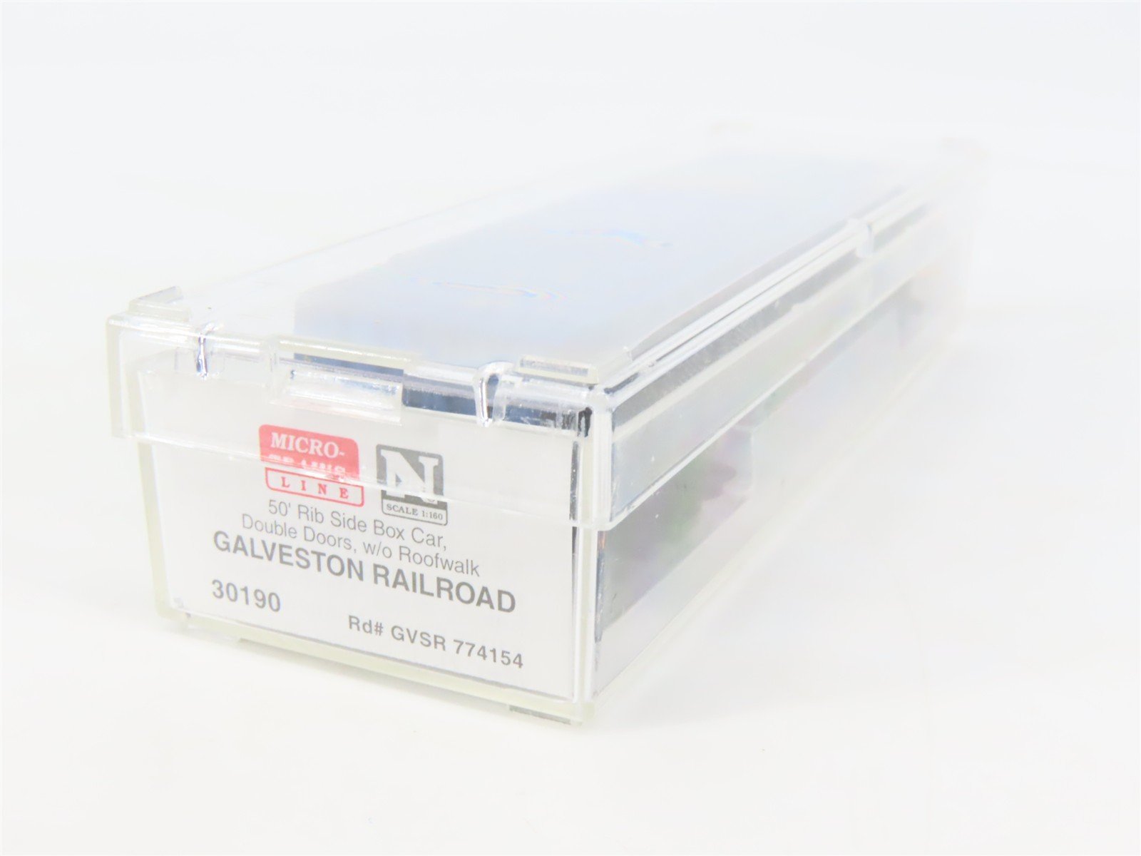 N Scale Micro-Trains MTL 30190 GVSR Galveston Railroad 50' Boxcar #774154