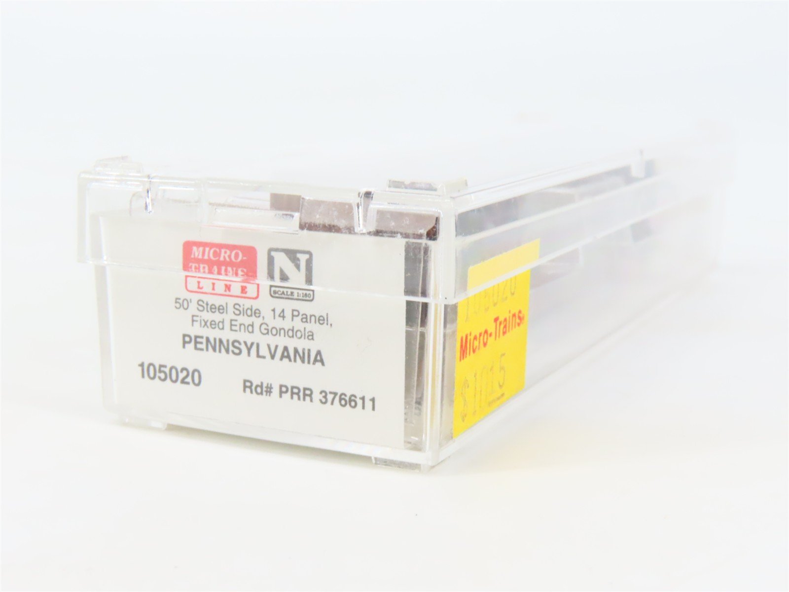 N Scale Micro-Trains MTL 105020 PRR Pennsylvania 50' Steel Side Gondola #376611