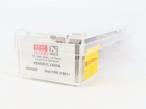 N Scale Micro-Trains MTL 105020 PRR Pennsylvania 50' Steel Side Gondola #376611