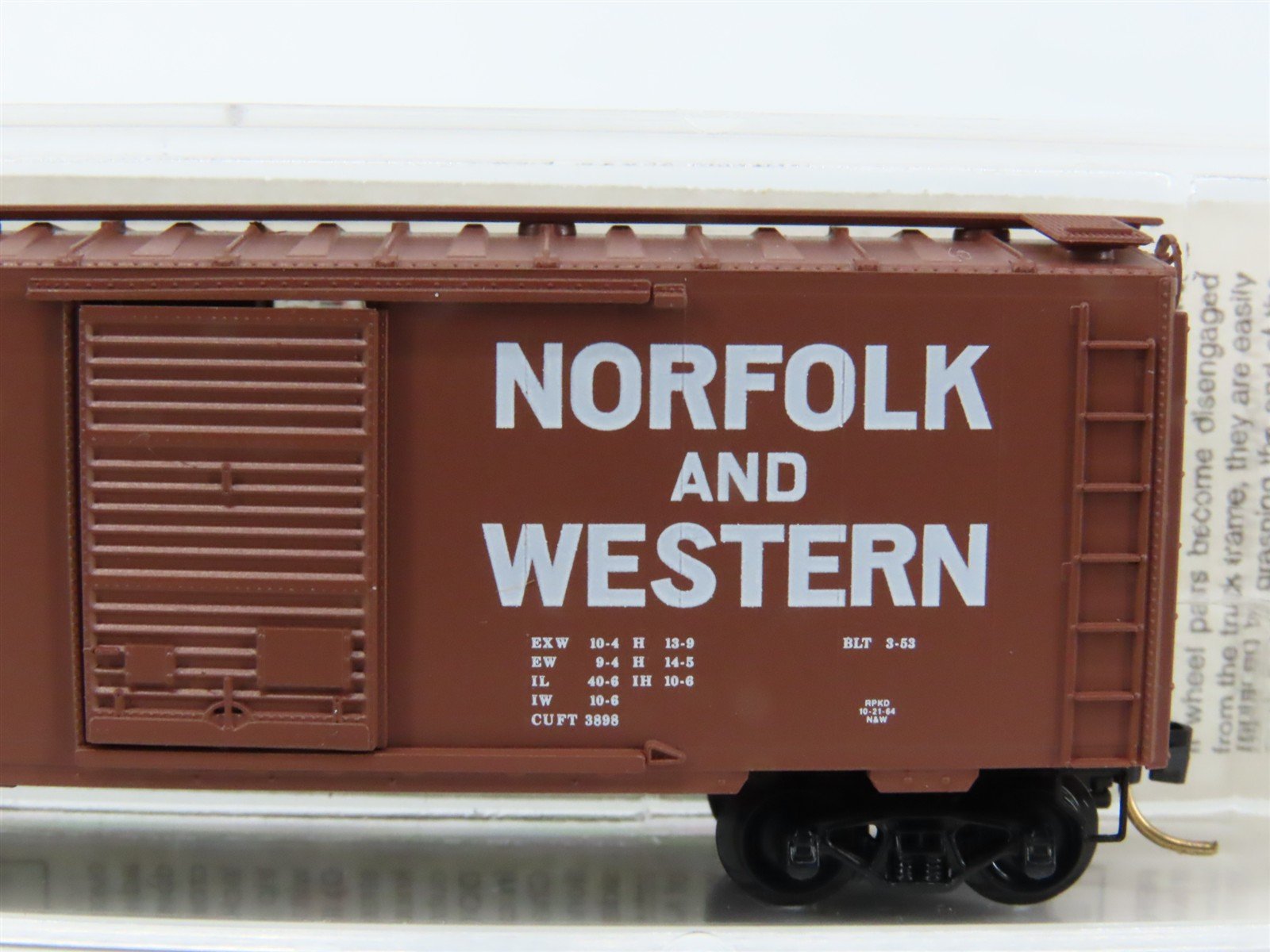 N Scale Micro-Trains MTL 20039 N&W Norfolk & Western 40' Boxcar #53045