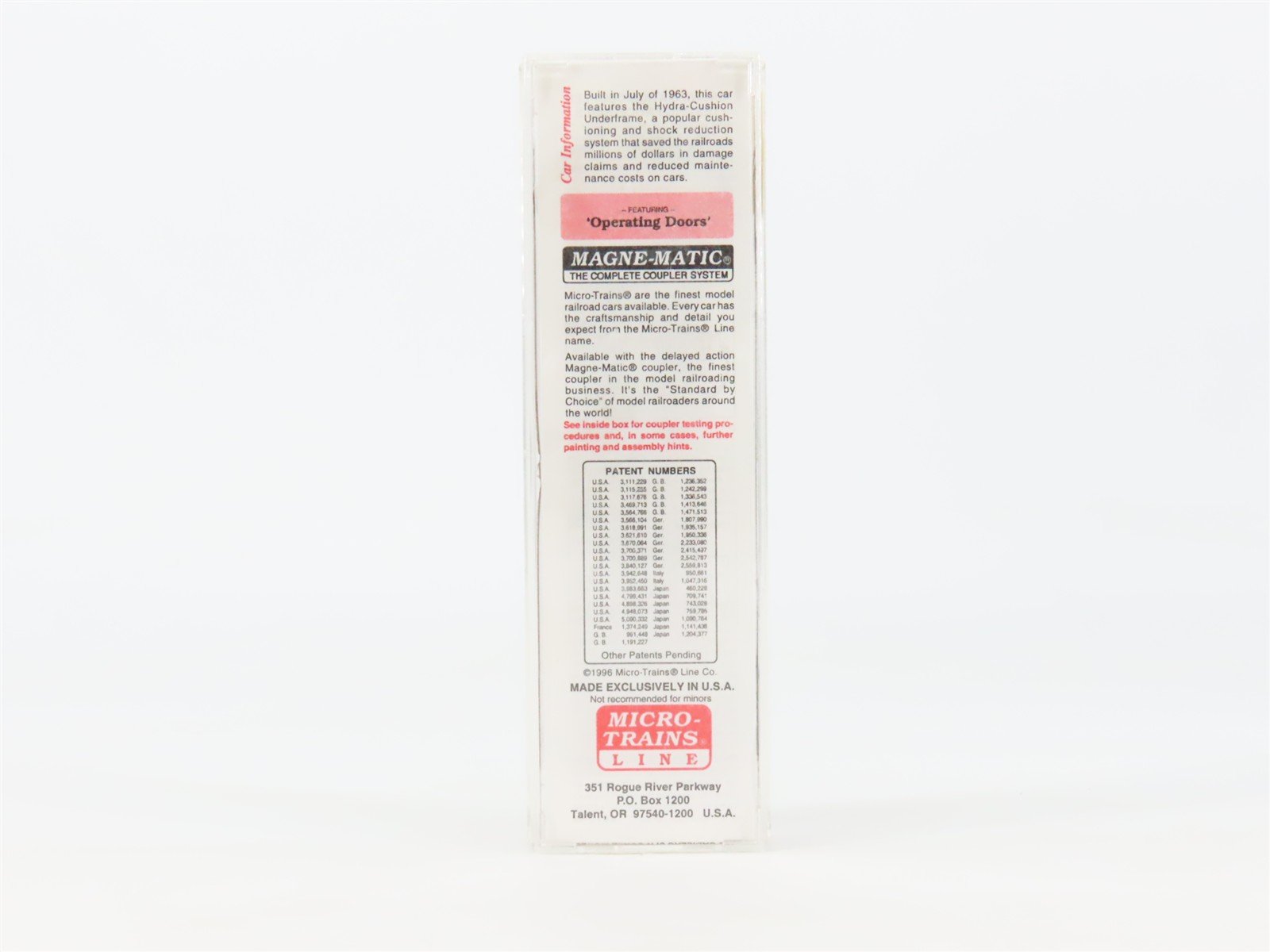 N Scale Micro-Trains MTL 34190 MP Missouri Pacific 50' Boxcar #90277