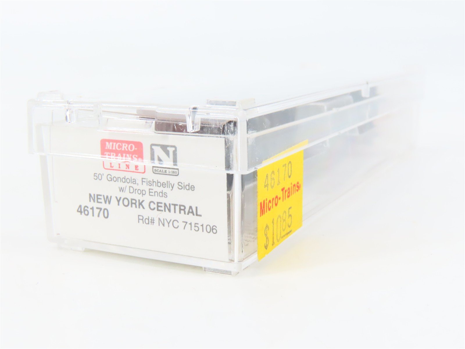 N Scale Micro-Trains MTL 46170 NYC New York Central 50' Gondola #715106
