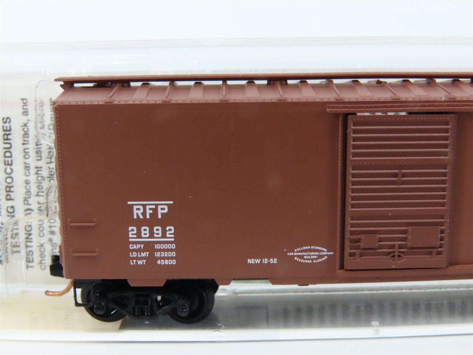 N Scale Micro-Trains MTL 20496 RF&P Railroad 40' Standard Boxcar #2892
