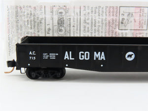 N Scale Micro-Trains MTL 46250 AC Algoma Central 50' Fishbelly Gondola #715