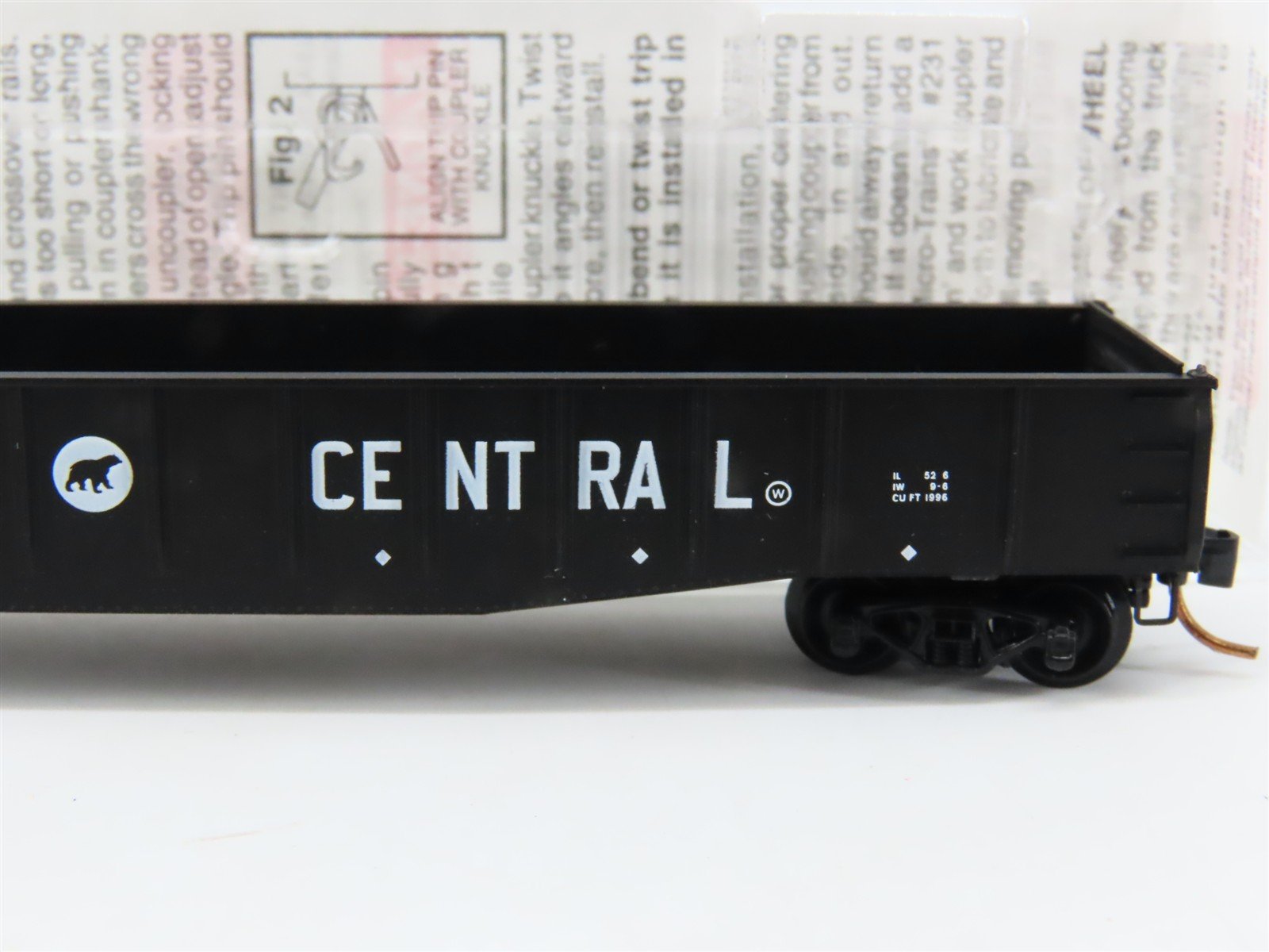 N Scale Micro-Trains MTL 46250 AC Algoma Central 50' Fishbelly Gondola #715