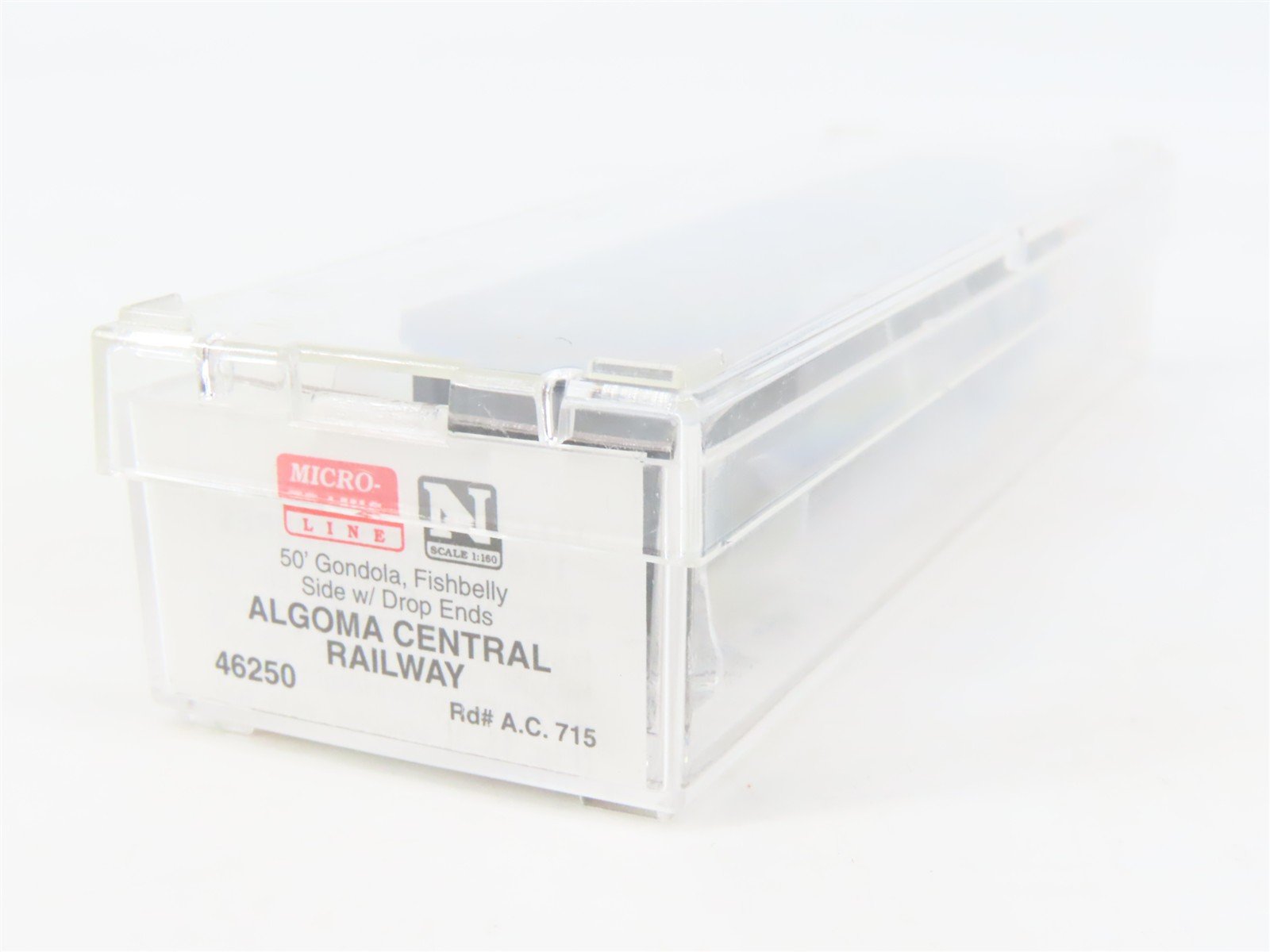 N Scale Micro-Trains MTL 46250 AC Algoma Central 50' Fishbelly Gondola #715