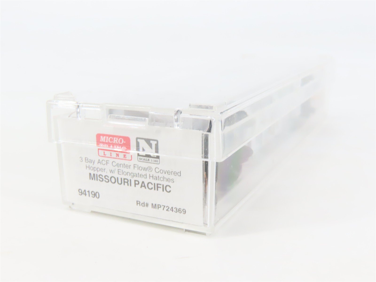 N Scale Micro-Trains MTL 94190 MP Missouri Pacific 3-Bay Covered Hopper #724369