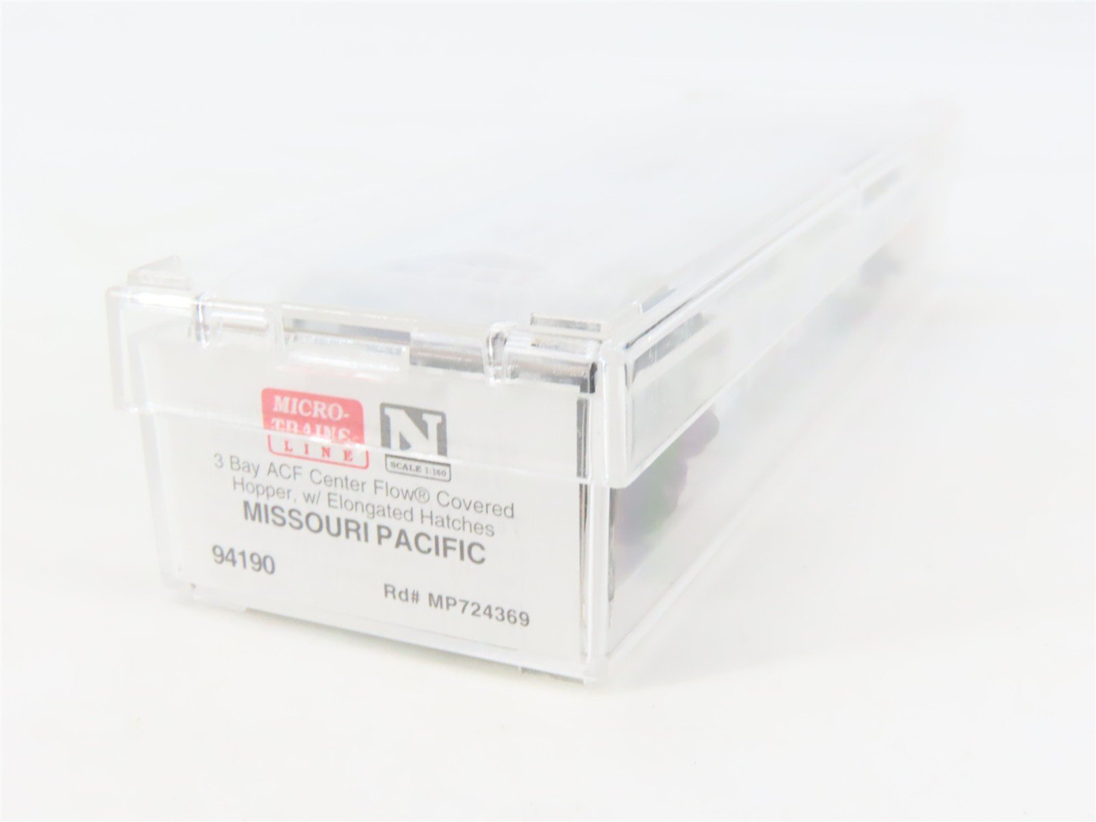 N Scale Micro-Trains MTL 94190 MP Missouri Pacific 3-Bay Covered Hopper #724369