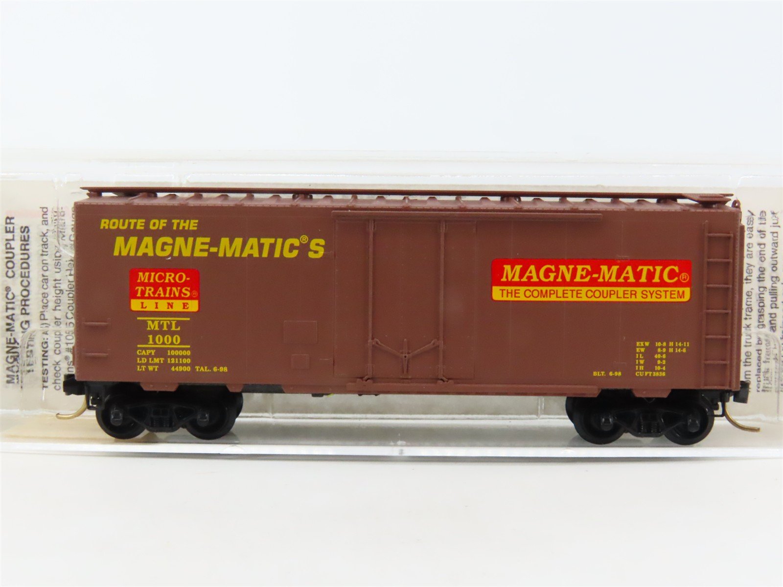 N Scale Micro-Trains MTL 21220 Micro-Trains 40' Standard Boxcar #1000