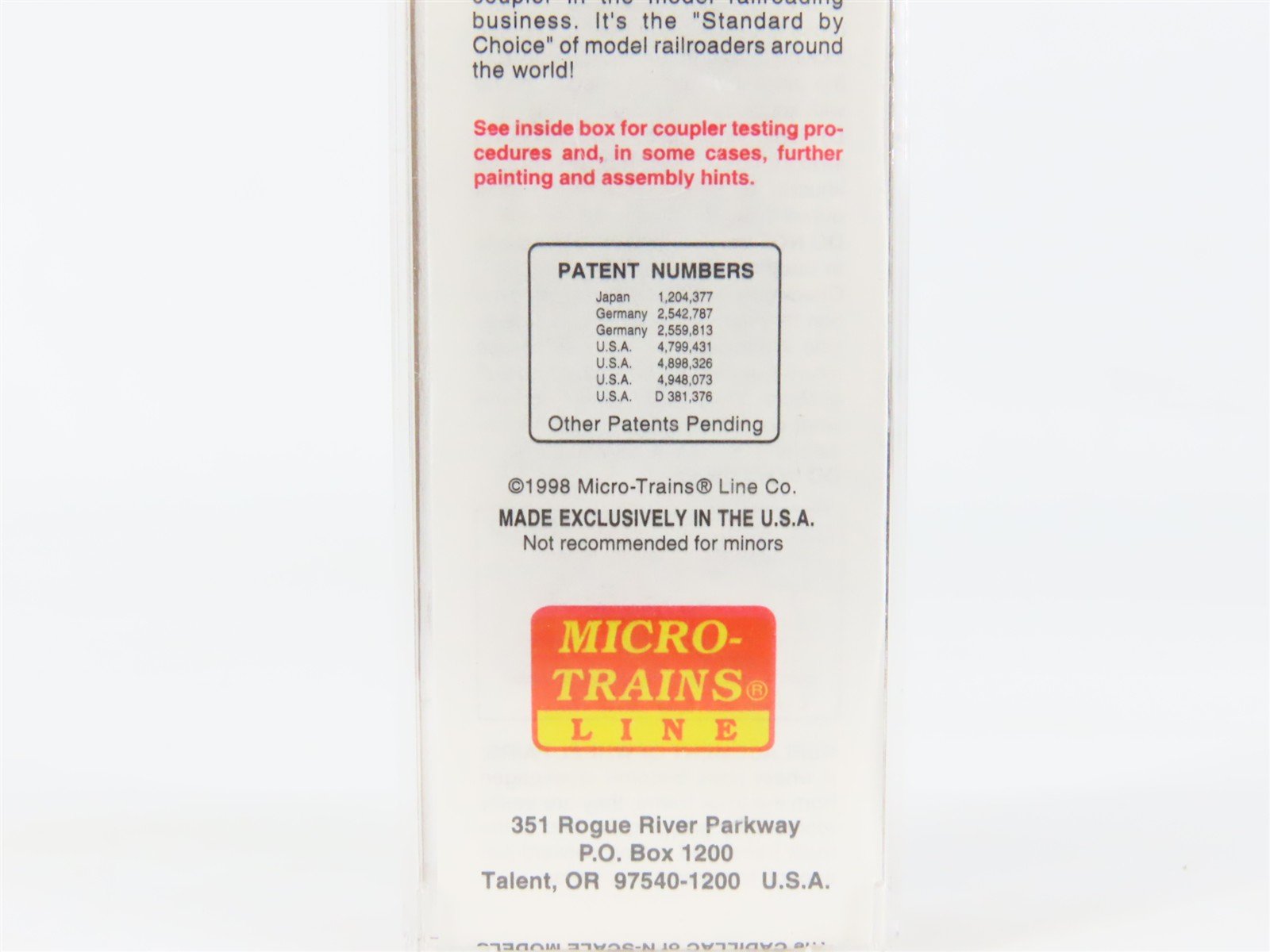 N Scale Micro-Trains MTL 21220 Micro-Trains 40' Standard Boxcar #1000