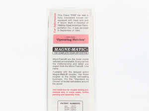 N Scale Micro-Trains MTL 59530 URTC Black Hills Packing 40' Ice Reefer #72722
