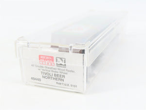 N Scale Micro-Trains MTL 49440 TUX Tivoli Beer Northern 40' Wood Reefer #5101
